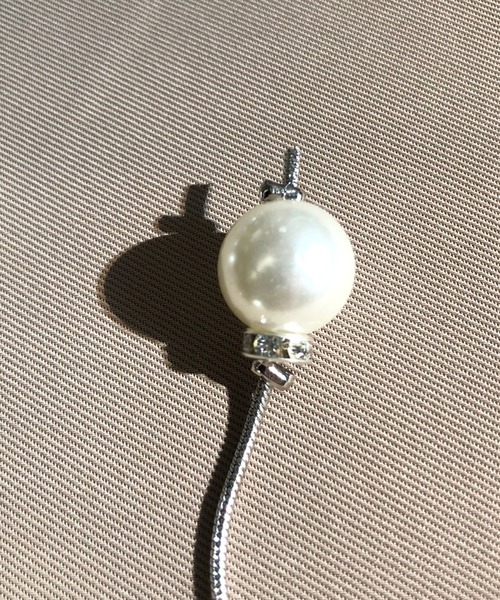 SPIGA（スピーガ）の「パール付チェーンベルト（ベルト・レディース・ホワイト・FREE）」の4枚目の写真