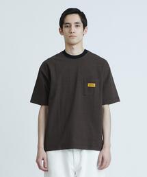 UNIVERSAL OVERALL | 【別注】 ＜UNIVERSAL OVERALL(ユニバーサルオーバーオール）＞ 1POC BORDER TEE/Tシャツ(Tシャツ/カットソー)