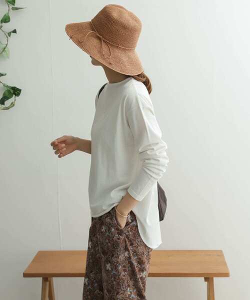 URBAN RESEARCH DOORS（アーバンリサーチドアーズ）の「ガーメントダイカットロングスリーブ（Tシャツ/カットソー・レディース・ブラック/オフホワイト/グレー系その他/イエロー・ONE）」の8枚目の写真