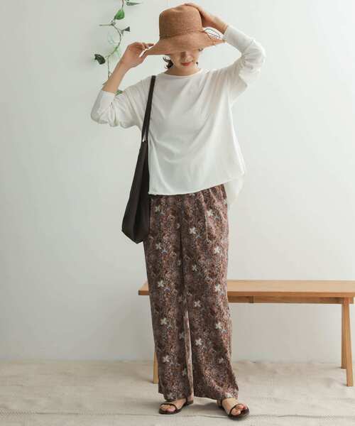 URBAN RESEARCH DOORS（アーバンリサーチドアーズ）の「ガーメントダイカットロングスリーブ（Tシャツ/カットソー・レディース・ブラック/オフホワイト/グレー系その他/イエロー・ONE）」の10枚目の写真