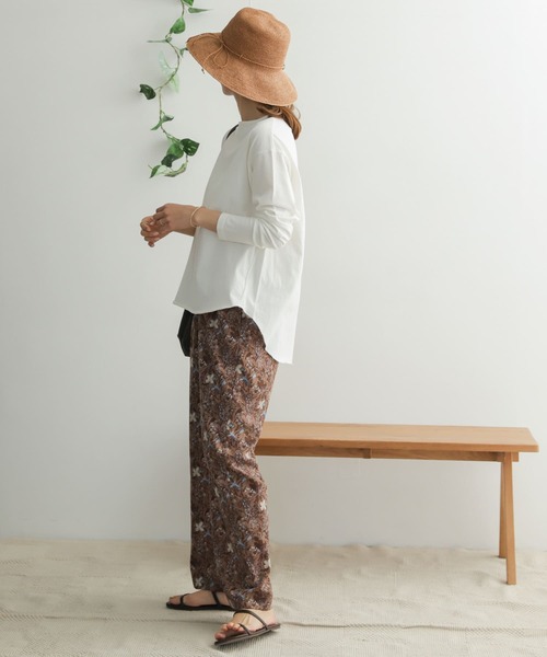 URBAN RESEARCH DOORS（アーバンリサーチドアーズ）の「ガーメントダイカットロングスリーブ（Tシャツ/カットソー・レディース・ブラック/オフホワイト/グレー系その他/イエロー・ONE）」の11枚目の写真