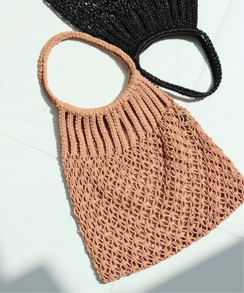 The Bagmati(ザバグマティ)の「【Bagmati / バグマティ】別注メッシュTOTE:トートバッグ◆(トートバッグ・レディース・ブラック/シルバー/ピンク・FREE)」の1枚目の写真