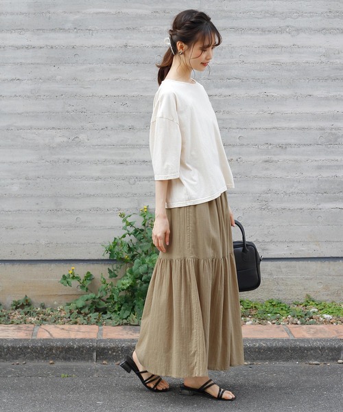 Crisp（クリスプ）の「2wayスクエアミニバッグ（ハンドバッグ・レディース・ベージュ/アイボリー/ブラック・FREE）」の20枚目の写真