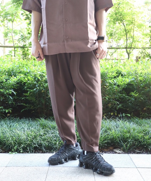 Bling Leads(ブリングリーズ)の「Z)【BLINGLEADS】69427 梨地ジャージーテーパードパンツ(その他パンツ・メンズ・ブラック/ブラウン/ブルー/スモークグレー・LARGE/MEDIUM)」の14枚目の写真