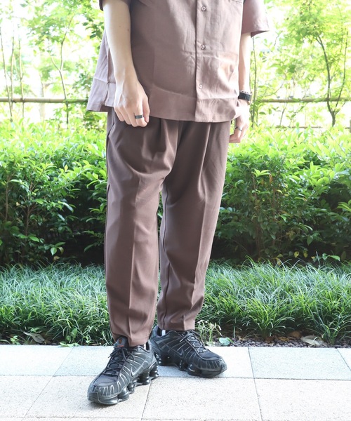 Bling Leads(ブリングリーズ)の「Z)【BLINGLEADS】69427 梨地ジャージーテーパードパンツ(その他パンツ・メンズ・ブラック/ブラウン/ブルー/スモークグレー・LARGE/MEDIUM)」の13枚目の写真