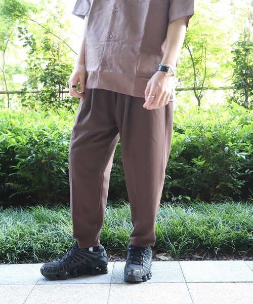 Bling Leads(ブリングリーズ)の「Z)【BLINGLEADS】69427 梨地ジャージーテーパードパンツ(その他パンツ・メンズ・ブラック/ブラウン/ブルー/スモークグレー・LARGE/MEDIUM)」の10枚目の写真