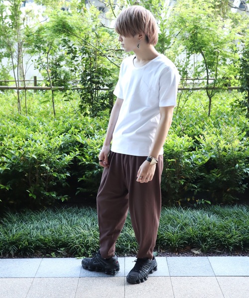 Bling Leads(ブリングリーズ)の「Z)【BLINGLEADS】69427 梨地ジャージーテーパードパンツ(その他パンツ・メンズ・ブラック/ブラウン/ブルー/スモークグレー・LARGE/MEDIUM)」の16枚目の写真