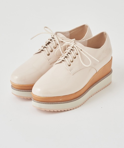セール】レースアップ厚底シューズ（その他シューズ）｜one after