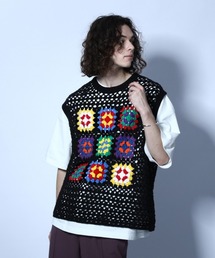 HARE | クロシェアミニットベスト(HARE)(Tシャツ/カットソー)