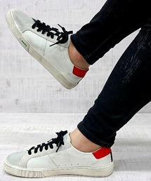 DIESEL | メンズ 配色レザーパネル スニーカー(スニーカー)