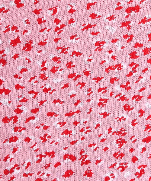 WC（ダブル シー）の「ヒョウ柄半袖ニットポロシャツ（ニット/セーター・レディース・ピンク/ベージュ・FREE）」の10枚目の写真