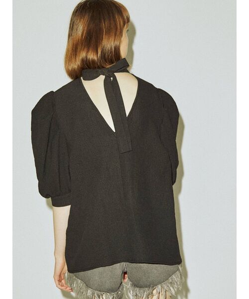 jouetie（ジュエティ）の「ボリュームスリーブリボンブラウス（シャツ/ブラウス・レディース・アイボリー/ブラック/イエロー/パープル・MEDIUM）」の13枚目の写真