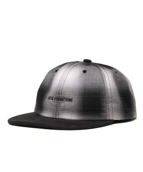 帽子 Cootie Productions OmbreCheck ball hat COOTIE / R/C Ombre Check Ball Hat -Black-