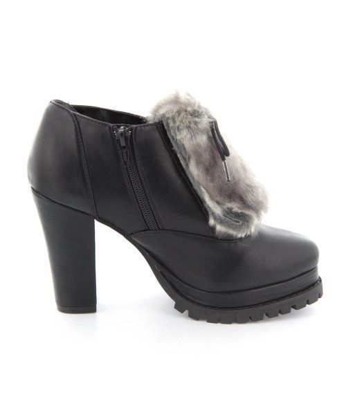 HARE（ハレ）の「3WAYレースアップブーティ【HARE】（ブーツ・レディース・ブラック/ブラウン・LARGE/MEDIUM）」の4枚目の写真