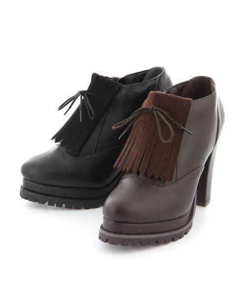 HARE（ハレ）の「3WAYレースアップブーティ【HARE】（ブーツ・レディース・ブラック/ブラウン・LARGE/MEDIUM）」の11枚目の写真