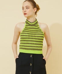INella | 【INella(イネラ)】ホルターネックニットトップス(ベスト)