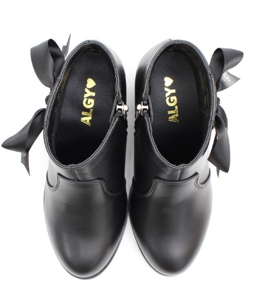 algy（アルジー）の「ALGY サイドリボン レースアップブーツ（ブーツ