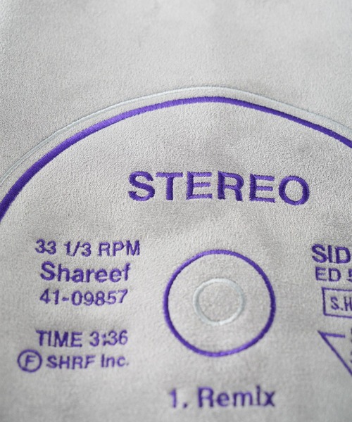 トップス RECORD MICRO SUEDE SWEAT size2 セール】'RECORD' MICRO SUEDE SWEAT（スウェット）｜SHAREEF