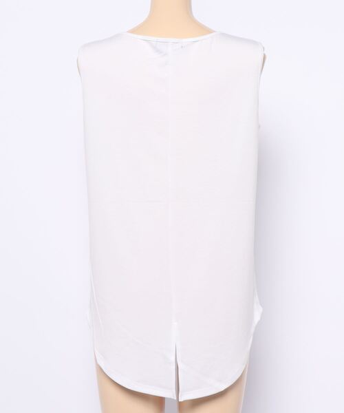 COMME CA ISM(コムサイズム)の「デザイン タンクトップ(タンクトップ・レディース・ホワイト/カーキブラウン・MEDIUM/LARGE)」の14枚目の写真