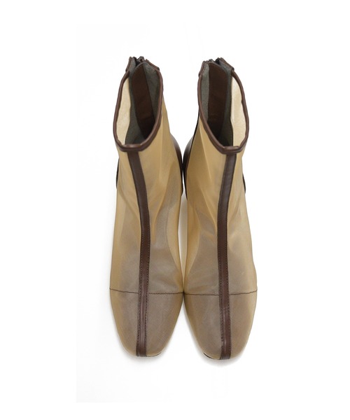 sango(sango)の「センターパイピングシアー バックファスナーショートブーツ(ブーツ・レディース・ブラック/ダークブラウン/ベージュ/グレイッシュベージュ・LL/3L/SS/S/M/L)」の22枚目の写真