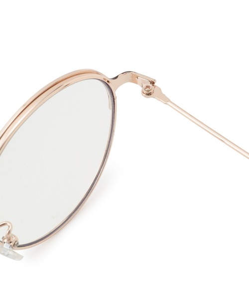 ROPE' PICNIC(ロペピクニック)の「スリムフレームボストン曇りどめ付PCメガネ(メガネ・レディース・ブラウン系その他2・FREE)」の6枚目の写真