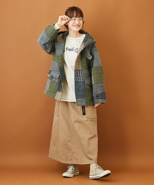 CUBE SUGAR（キューブシュガー）の「起毛ワッフル クルーネック プルオーバー（Tシャツ/カットソー・レディース・ホワイト/ワイン/チャコールグレー/ブラウン・M）」の5枚目の写真