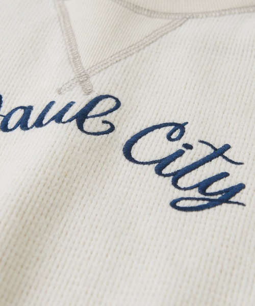 CUBE SUGAR（キューブシュガー）の「起毛ワッフル クルーネック プルオーバー（Tシャツ/カットソー・レディース・ホワイト/ワイン/チャコールグレー/ブラウン・M）」の17枚目の写真