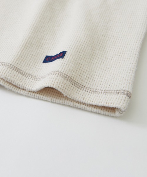 CUBE SUGAR（キューブシュガー）の「起毛ワッフル クルーネック プルオーバー（Tシャツ/カットソー・レディース・ホワイト/ワイン/チャコールグレー/ブラウン・M）」の13枚目の写真