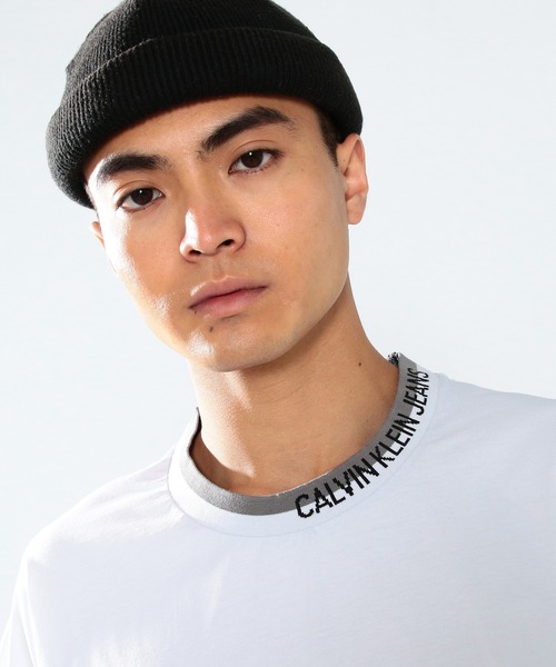 Calvin Klein Jeans（カルヴァンクラインジーンズ）の「アーバン エクスプレッション ショートスリーブ ファッション フィット ミックス Tシャツ（Tシャツ/カットソー・メンズ・ブラック/ホワイト・L/M/S/XL/XS）」の10枚目の写真