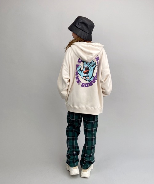 SANTA CRUZ(サンタクルーズ)の「【ムラサキスポーツ別注】SANTACRUZ/サンタクルーズ ビッグシルエット バックプリントパーカー 502213341(パーカー・レディース・ホワイト/グレー/グリーン・M/L)」の18枚目の写真