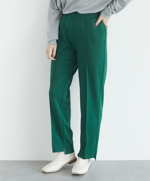 Green　Parks（グリーンパークス）の「らくらくスレンダーパンツ＊（その他パンツ・レディース・グリーン/ブラウン/ピンク/ブラック/その他8・FREE）」の4枚目の写真