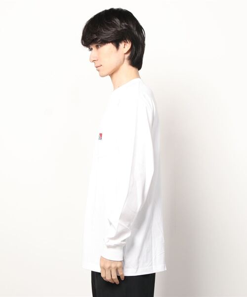 BEN DAVIS(ベンデイビス)の「【BEN DAVIS/ベンデイビス】 ブランドタグ 無地ポケット ロンT(Tシャツ/カットソー・メンズ・ホワイト/ブラック/ダークグリーン/オフホワイト/ブルーグレー/ダークオレンジ・M/L/XL)」の19枚目の写真