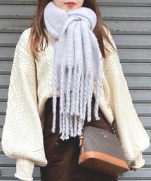 CIENA | フワフワバルキー太フリンジビッグマフラー(マフラー)