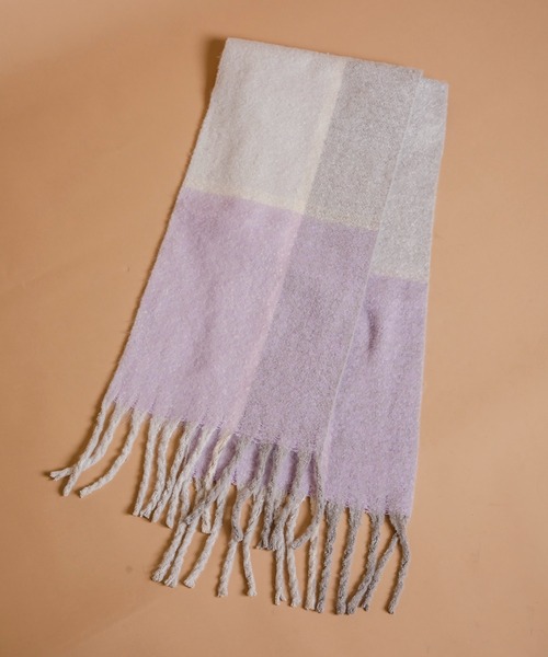 CIENA(シエナ)の「フワフワバルキー太フリンジビッグマフラー(マフラー・レディース・アイボリー/グレー/ブラウン/ブルー/イエロー/カーキ/イエロー系その他/グリーン系その他/パープル系その他・FREE)」の18枚目の写真