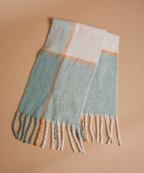 CIENA(シエナ)の「フワフワバルキー太フリンジビッグマフラー(マフラー・レディース・アイボリー/グレー/ブラウン/ブルー/イエロー/カーキ/イエロー系その他/グリーン系その他/パープル系その他・FREE)」の17枚目の写真