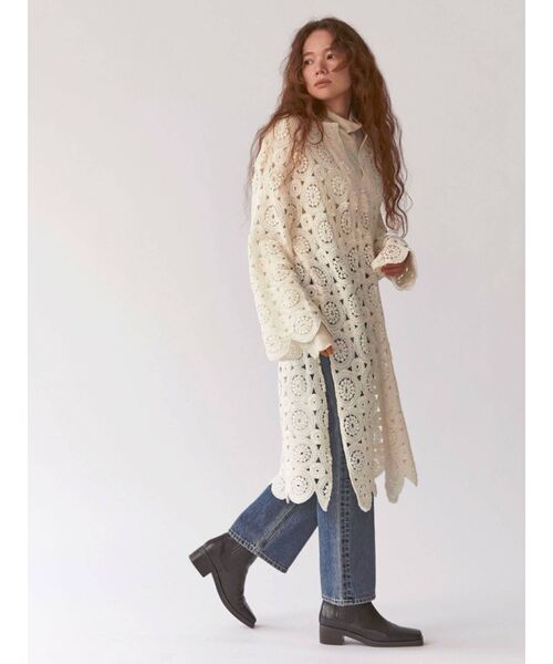 珍しい レース編みカフタンワンピース Haitibroadcasting Com