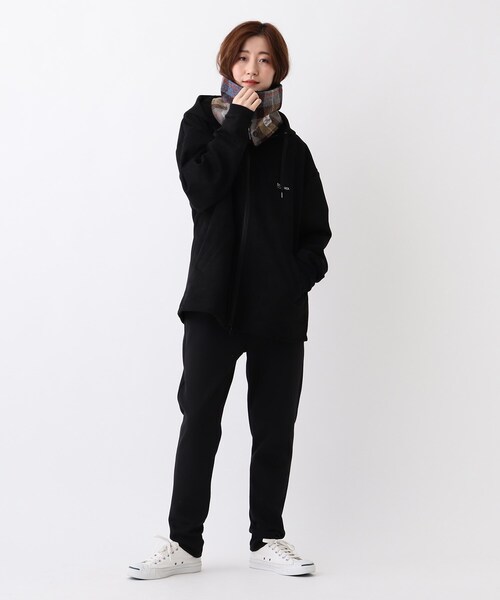 HARRIS TWEED（ハリスツイード）の「◆Harris Tweed ハリス ツィード ネックウォーマー（ネックウォーマー/スヌード・レディース・グレー/チャコールグレー/ブラック/イエロー/ブラウン系/ベージュ/ワインレッド・99）」の8枚目の写真