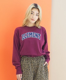 ELEMENT | ELEMENT/エレメント   ビッグシルエット  カレッジ風ロゴロンT   BB024-079(Tシャツ/カットソー)