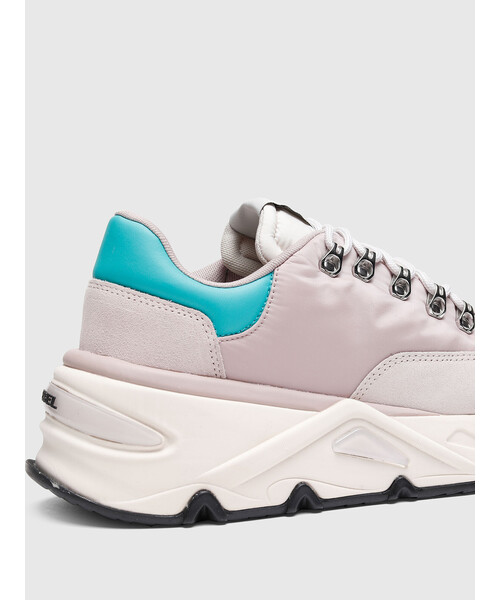 DIESEL（ディーゼル）の「レディース MIXマテリアル スーパーチャンキーソール スニーカー（スニーカー・レディース・ホワイト/ピンク/パープル・36/39/35/38/37）」の11枚目の写真