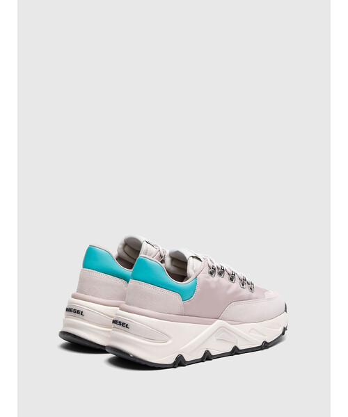 DIESEL（ディーゼル）の「レディース MIXマテリアル スーパーチャンキーソール スニーカー（スニーカー・レディース・ホワイト/ピンク/パープル・36/39/35/38/37）」の19枚目の写真