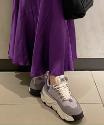 DIESEL | レディース MIXマテリアル スーパーチャンキーソール スニーカー(スニーカー)