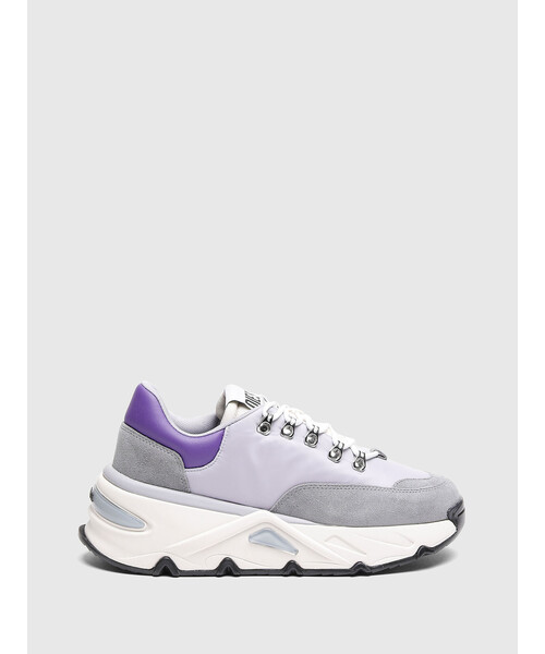 DIESEL（ディーゼル）の「レディース MIXマテリアル スーパーチャンキーソール スニーカー（スニーカー・レディース・ホワイト/ピンク/パープル・36/39/35/38/37）」の22枚目の写真