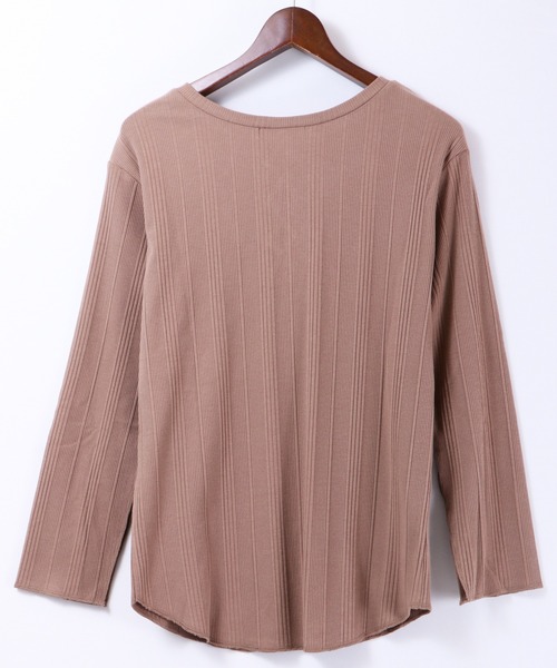 Blasty(ブラスティー)の「Blasty ランダムリブレースアップT(Tシャツ/カットソー・レディース・ブラック/ベージュ/オフホワイト/モカ/ラベンダー・FREE)」の22枚目の写真