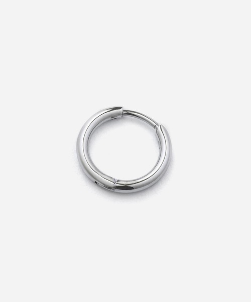 Vaya Con Dios（ヴァヤコンディオス）の「【VayaConDios/ヴァヤコンディオス】stainless simple hoop pierce［両耳用］（ピアス（両耳用）・メンズ・シルバー/ゴールド/ブラック・FREE）」の7枚目の写真