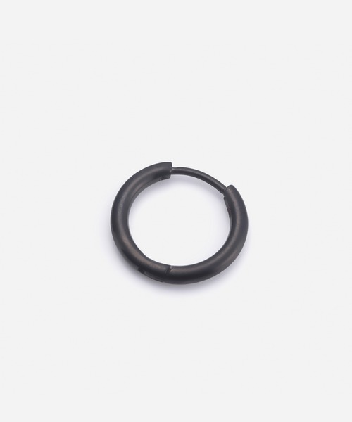 Vaya Con Dios（ヴァヤコンディオス）の「【VayaConDios/ヴァヤコンディオス】stainless simple hoop pierce［両耳用］（ピアス（両耳用）・メンズ・シルバー/ゴールド/ブラック・FREE）」の15枚目の写真