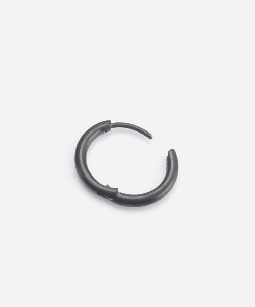 Vaya Con Dios（ヴァヤコンディオス）の「【VayaConDios/ヴァヤコンディオス】stainless simple hoop pierce［両耳用］（ピアス（両耳用）・メンズ・シルバー/ゴールド/ブラック・FREE）」の16枚目の写真