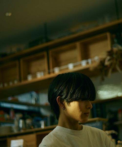 Vaya Con Dios（ヴァヤコンディオス）の「【VayaConDios/ヴァヤコンディオス】stainless simple hoop pierce［両耳用］（ピアス（両耳用）・メンズ・シルバー/ゴールド/ブラック・FREE）」の18枚目の写真