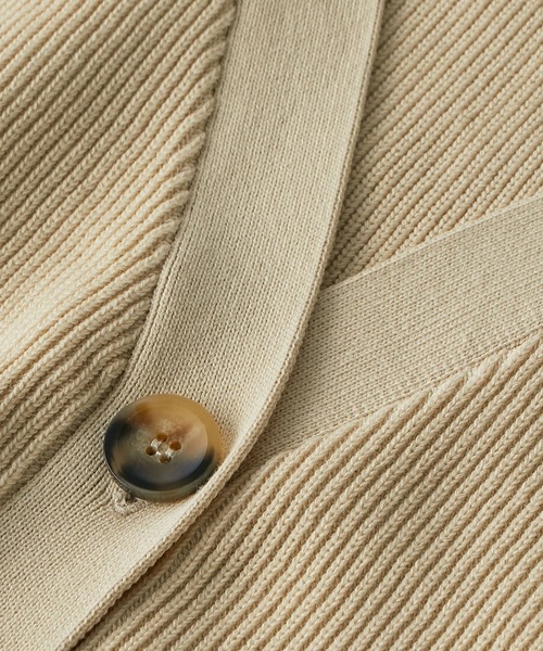 RIVE DROITE(リヴドロワ)の「ゆったりとストレスフリーな着心地 畦Vネックニットカーディガン(カーディガン/ボレロ・レディース・レッド/ベージュ系その他・FREE)」の15枚目の写真