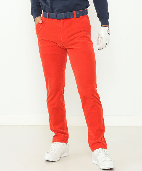 BEAMS GOLF メンズ　ストレッチパンツ Mサイズ レッド BEAMS GOLF（ビームス ゴルフ）ORANGE LABEL / ドットエア（R