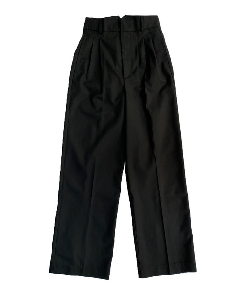 Avvenente(アベネンテ)の「【Avvenente】バックスリットハイウエストパンツ(スラックス・レディース・ブラック/グレー/グリーン・FREE)」の13枚目の写真